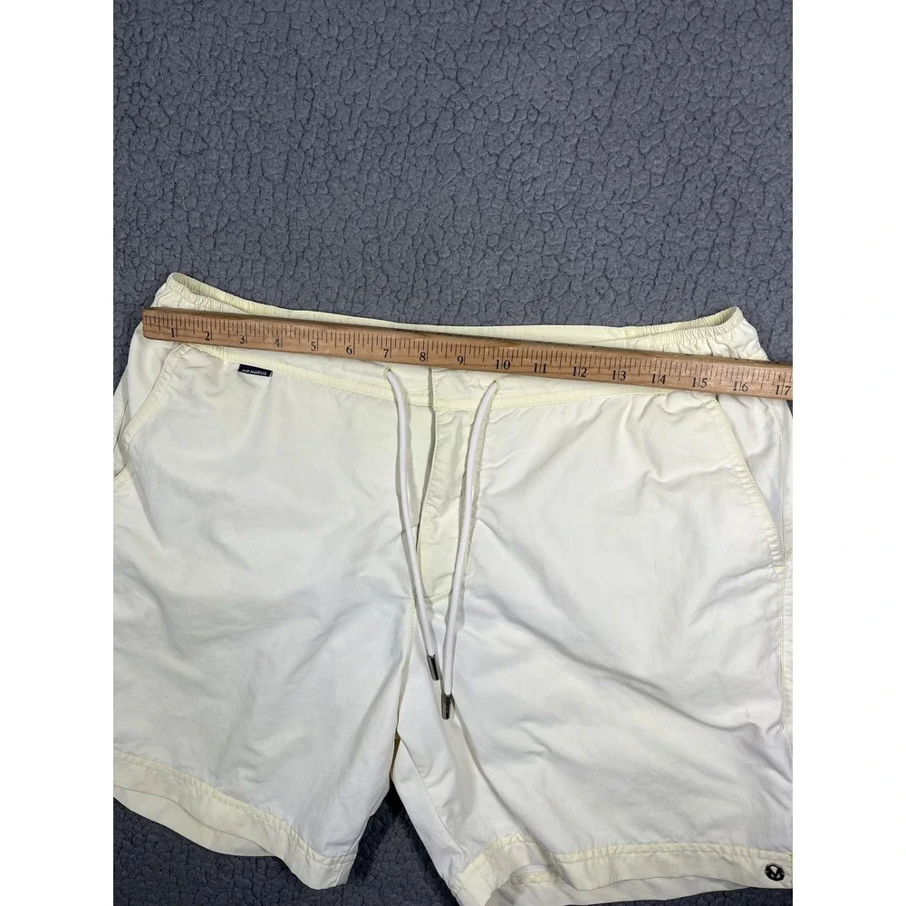 MR MARVIS Swim Shorts Mens Large Yellow The Limoncello Mesh Lined Drawstring